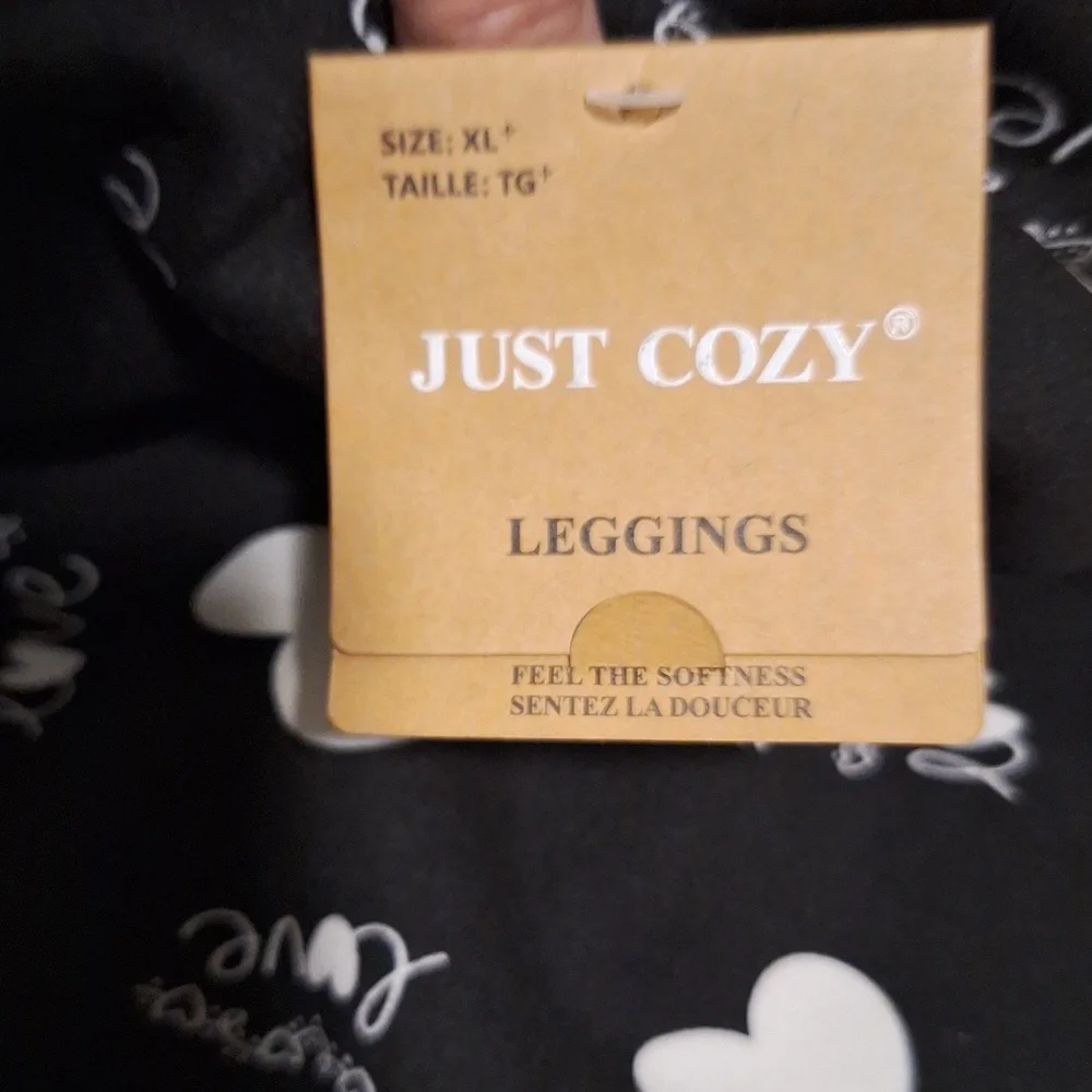 Pattern Leggings  Warm Fuzzy Soft Inside - Picture 5 of 5